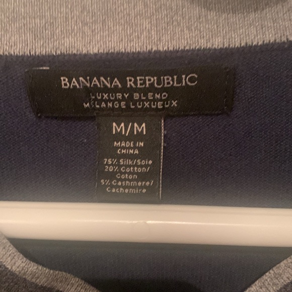 Stunning Banana Republic Luxury Blend 75% Silk 20% Cotton 5% Cashmere SZ Med 🔥 - Picture 4 of 5